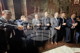 Зографски манастир - есенния празник на свети Георги - литургия и литийно шествие