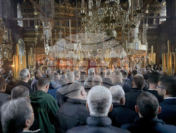 Зографски манастир - есенния празник на свети Георги - литургия и литийно шествие