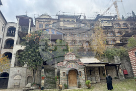 Зографски манастир - есенния празник на свети Георги - литургия и литийно шествие