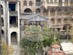 Зографски манастир - есенния празник на свети Георги - литургия и литийно шествие