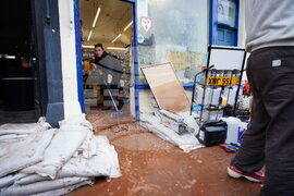 Britain Extreme Weather Storm Claudia