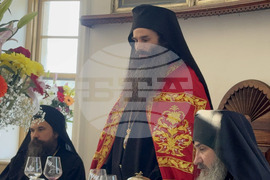 Зографски манастир - есенния празник на свети Георги - литургия и литийно шествие