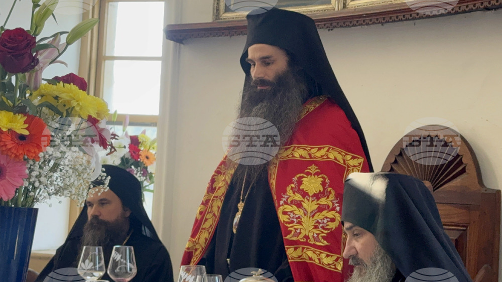 Зографски манастир - есенния празник на свети Георги - литургия и литийно шествие