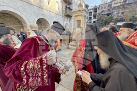 Зографски манастир - есенния празник на свети Георги - литургия и литийно шествие