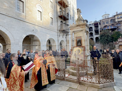 Зографски манастир - есенния празник на свети Георги - литургия и литийно шествие