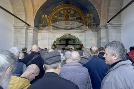 Зографски манастир - есенния празник на свети Георги - литургия и литийно шествие