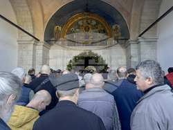 Зографски манастир - есенния празник на свети Георги - литургия и литийно шествие