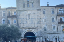 Зографски манастир - есенния празник на свети Георги - литургия и литийно шествие