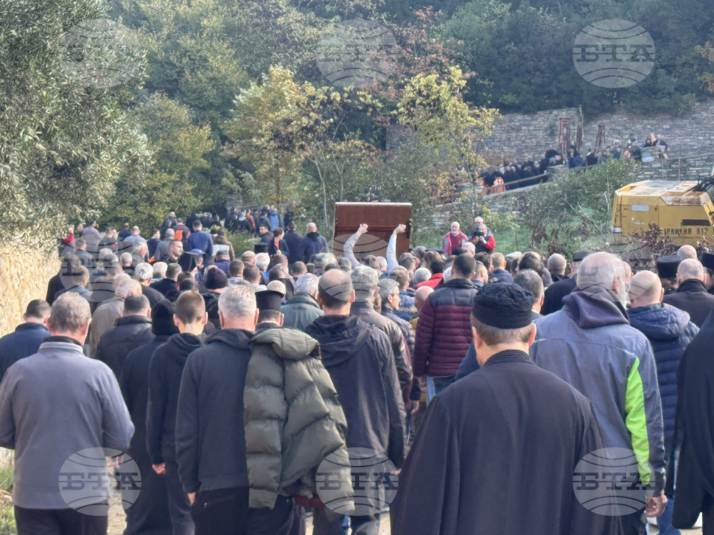 Зографски манастир - есенния празник на свети Георги - литургия и литийно шествие