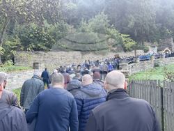 Зографски манастир - есенния празник на свети Георги - литургия и литийно шествие