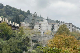 Зографски манастир - есенния празник на свети Георги - литургия и литийно шествие
