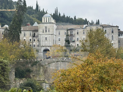 Зографски манастир - есенния празник на свети Георги - литургия и литийно шествие