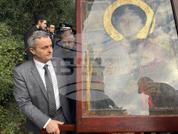 Зографски манастир - есенния празник на свети Георги - литургия и литийно шествие