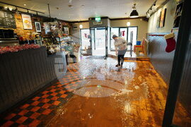 Britain Extreme Weather Storm Claudia