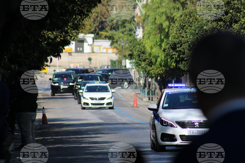 Атина - Володимир Зеленски - пристигане