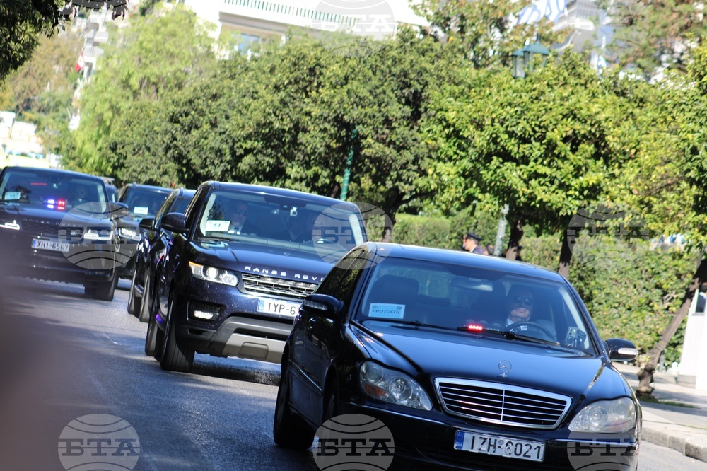 Атина - Володимир Зеленски - пристигане