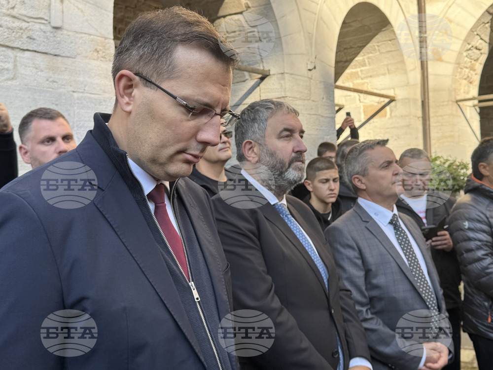 Зографски манастир - есенния празник на свети Георги - литургия и литийно шествие