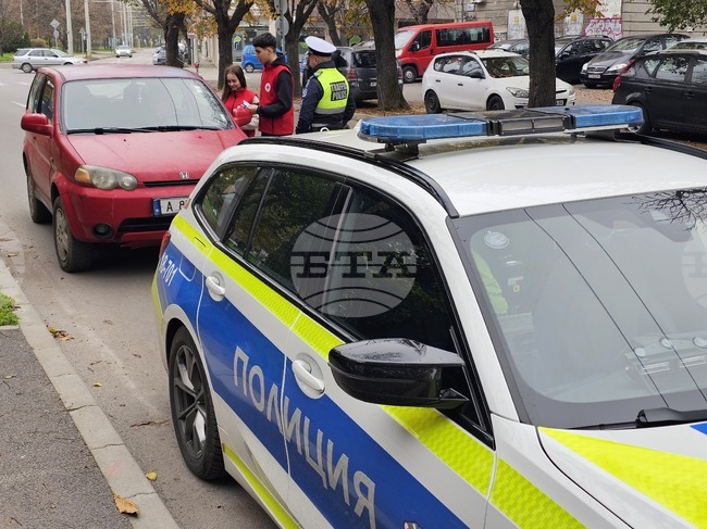 МВР и БЧК отбелязаха със съвместна кампания в Русе Световния ден за възпоменание на жертвите от пътнотранспортни произшествия
