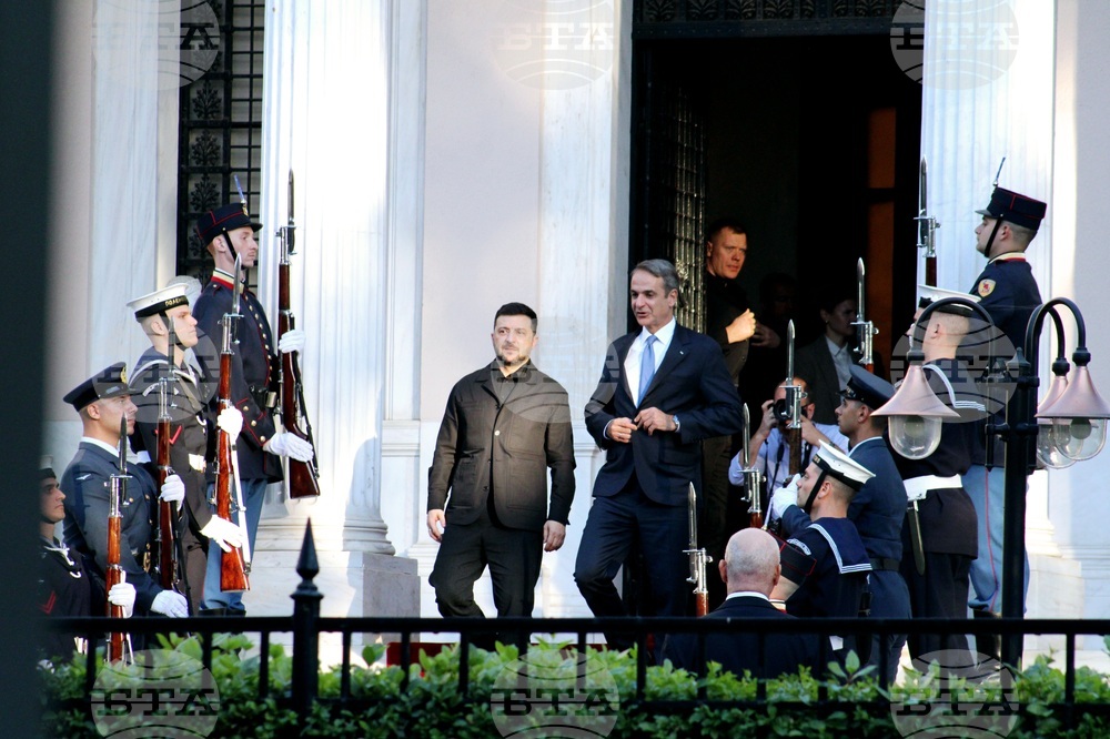 Атина - Володимир Зеленски - Кириакос Мицотакис - среща