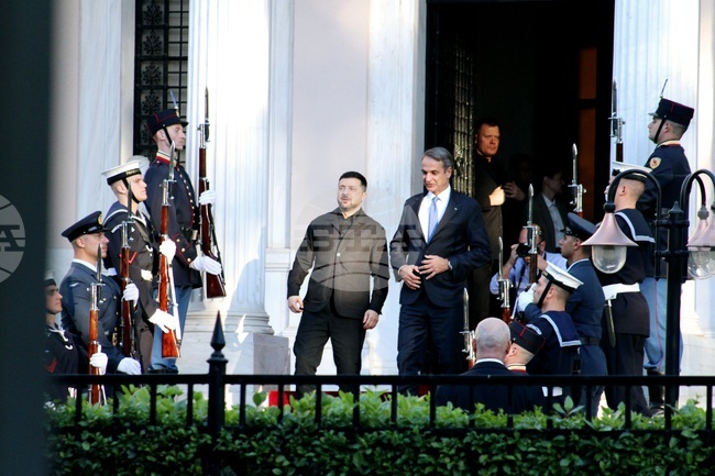 Атина - Володимир Зеленски - Кириакос Мицотакис - среща