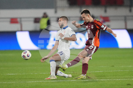 Serbia Latvia WCup Soccer