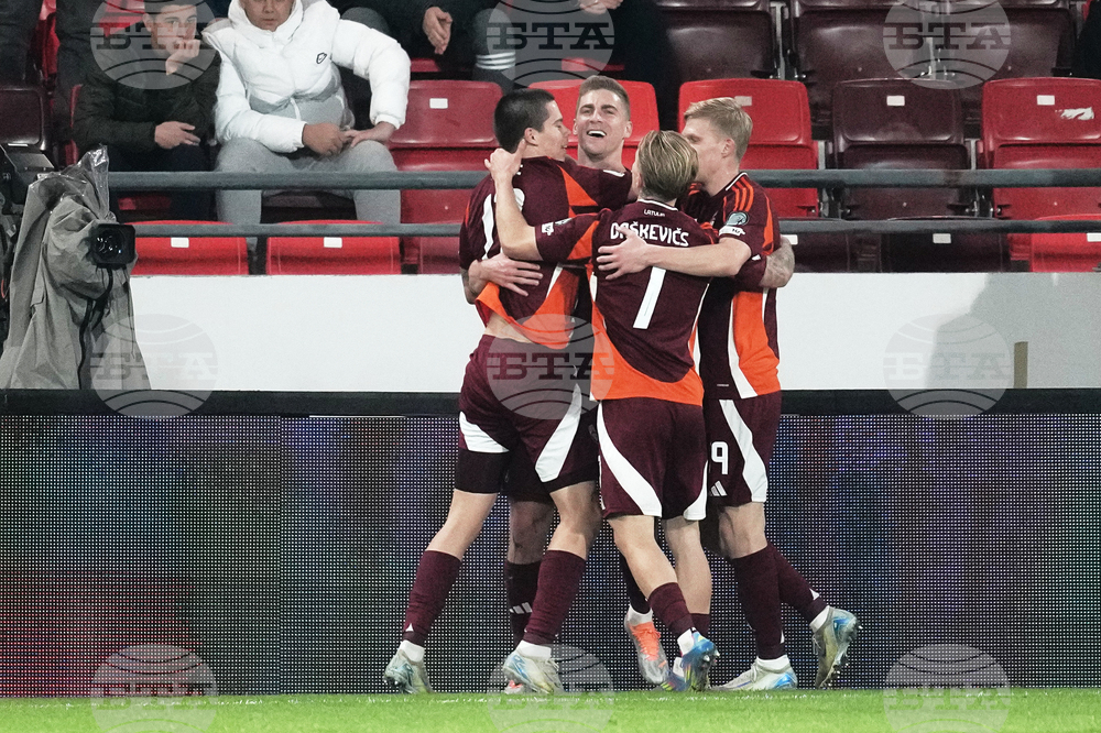 Serbia Latvia WCup Soccer