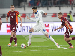 Serbia Latvia WCup Soccer