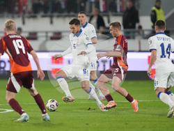 Serbia Latvia WCup Soccer