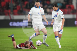 Serbia Latvia WCup Soccer