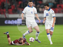 Serbia Latvia WCup Soccer