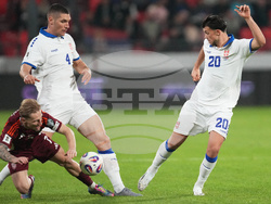 Serbia Latvia WCup Soccer