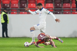 Serbia Latvia WCup Soccer