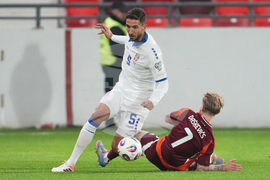 Serbia Latvia WCup Soccer