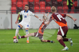 Serbia Latvia WCup Soccer