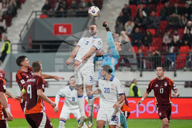 Serbia Latvia WCup Soccer