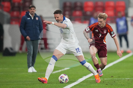 Serbia Latvia WCup Soccer