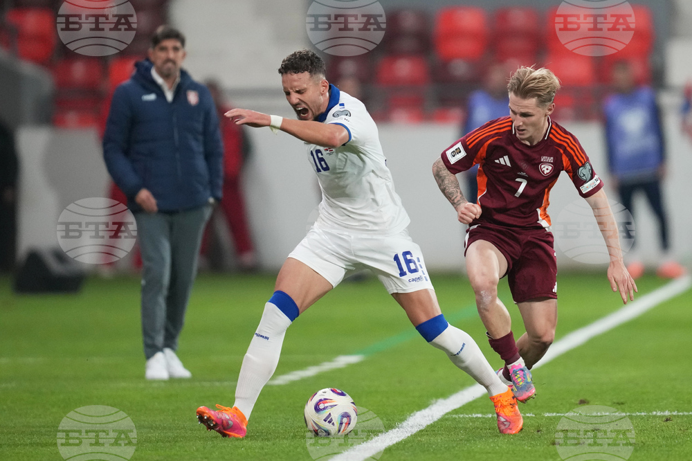 Serbia Latvia WCup Soccer