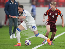 Serbia Latvia WCup Soccer