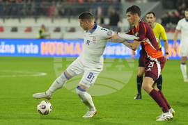Serbia Latvia WCup Soccer