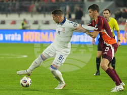 Serbia Latvia WCup Soccer