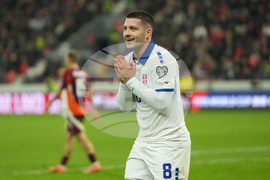 Serbia Latvia WCup Soccer