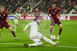 Serbia Latvia WCup Soccer