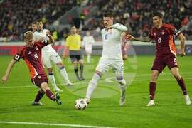 Serbia Latvia WCup Soccer