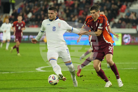 Serbia Latvia WCup Soccer