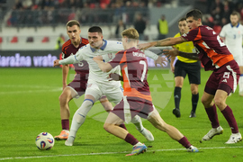 Serbia Latvia WCup Soccer