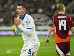 Serbia Latvia WCup Soccer