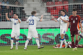 Serbia Latvia WCup Soccer