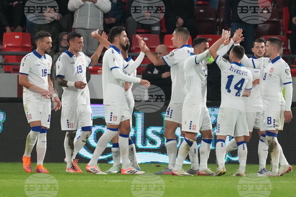 Serbia Latvia WCup Soccer