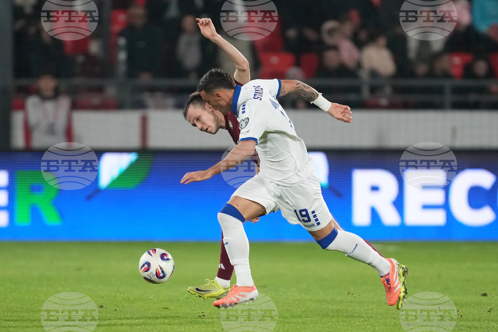 Serbia Latvia WCup Soccer