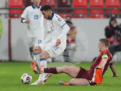 Serbia Latvia WCup Soccer